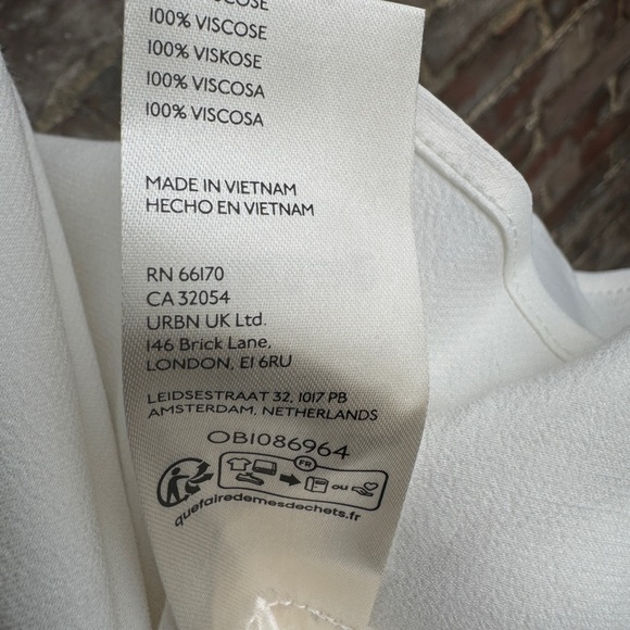 NWT Women’s Anthropologie Tilda Slip Skirt Ivory Cream Large - Picture 9 of 10